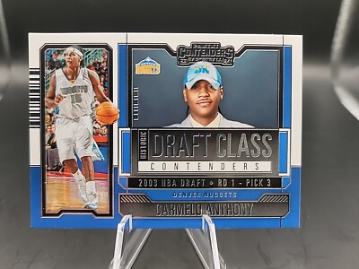 ?2023-24 Panini Contenders Carmelo Anthony Historic Draft Class 