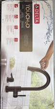 Delta Trask Touch Matte Black Pull Down Kitchen Faucet 19933T-BLSD-DST  TOUCH2O