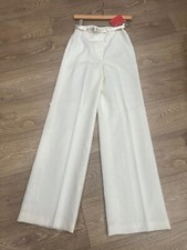Vintage 70's Deadstock Panther Off White High Waist/  Belted.Waist 26x31. NWT.