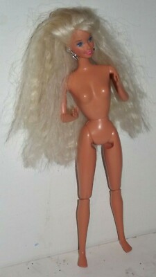 Dance Moves Barbie Nude Silver Hoop Earrings B91