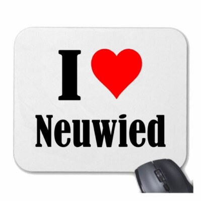 MOUSEPAD Mauspad I Love Neuwied Ich Liebe Neuwied