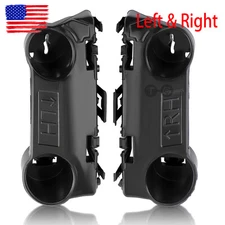 Left & Right Front Bumper Bracket Retainer Set For 14-21 Infiniti Q50 620444GA0A