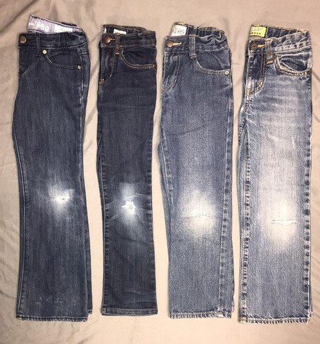 Lot of 4 Kid’s Blue Jeans, 6/6XS, Old Navy/B’Gosh/Place/Gap Kids - Picture 6 of 10