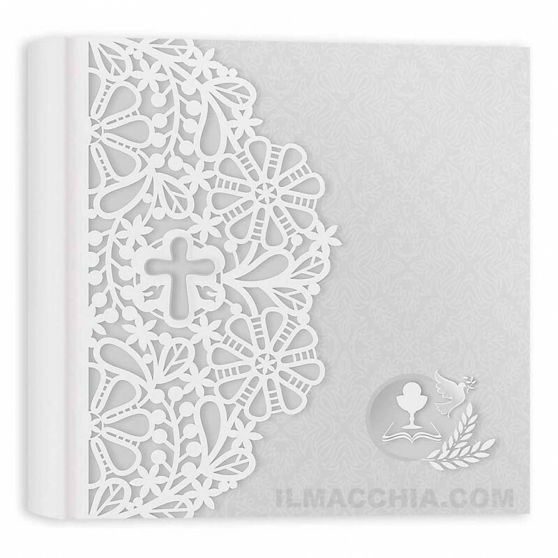 Album Fotografico Tradizionale 20 fogli 24x24 Portafoto Comunione 14