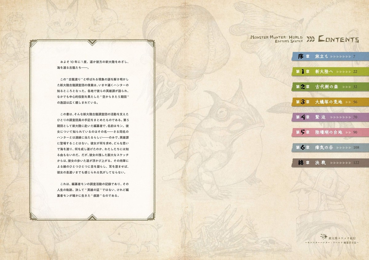 MONSTER HUNTER WORLD アートブックセット 計5点セット MONSTER HUNTER WORLD アートブックセット 計5点セット MONSTER
