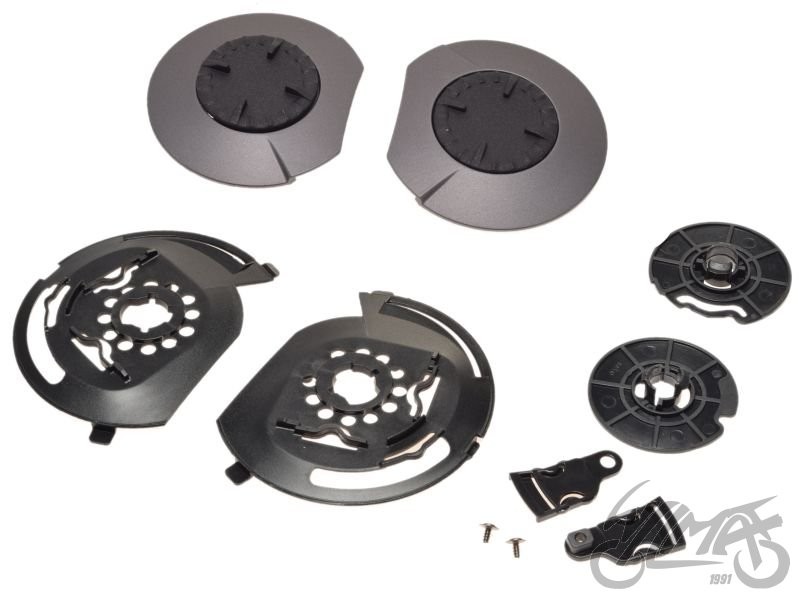 Support de pare-brise OF570 en titane mat pour rouler sans vibrations