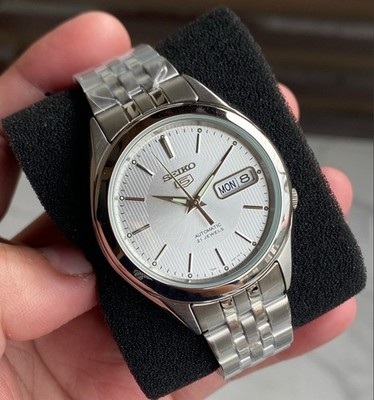 Seiko 5 SNKL15K1 Automatic Stainless Steel 21 Jewels Analog Men's