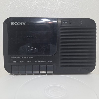 Vintage Sony Model TCM-818 Cassette-Corder, Tested Works