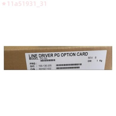 1PCS PG-X3 1PCS Brand New Yaskawa PG-X3 Frequency Converter Fast delivery