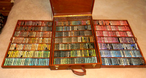 Sennelier Pastels a l' ecu 525 Piece Set In Wooden Box ~ See Pictures