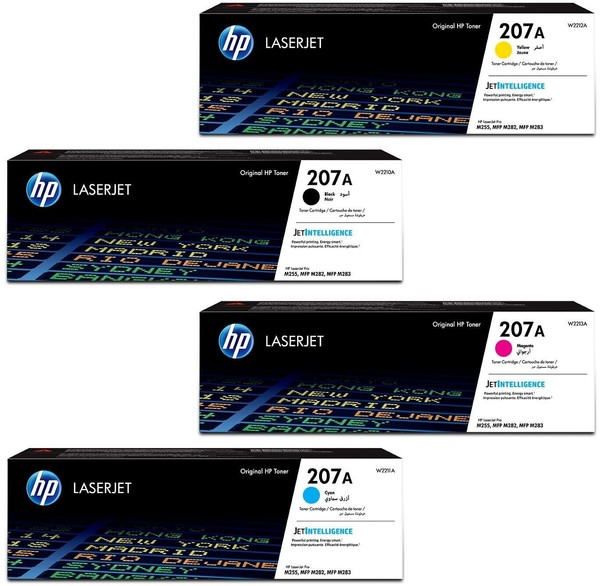 Original Hp 207A Toner Multipack - W2210A - W2211A - W2212A - W2213A - Laserjet-image