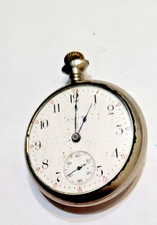 Vintage 1918 Elgin 7J 18s Pocket Watch - Parts or repair