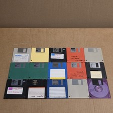 Vintage 3.5 Floppy Disk Lot HD 1.44MB Sony 3M Maxell Memorex