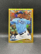 2014 Topps Chrome Enny Romero #3 Rookie RC Gold Refractor /50 Tampa Bay Rays