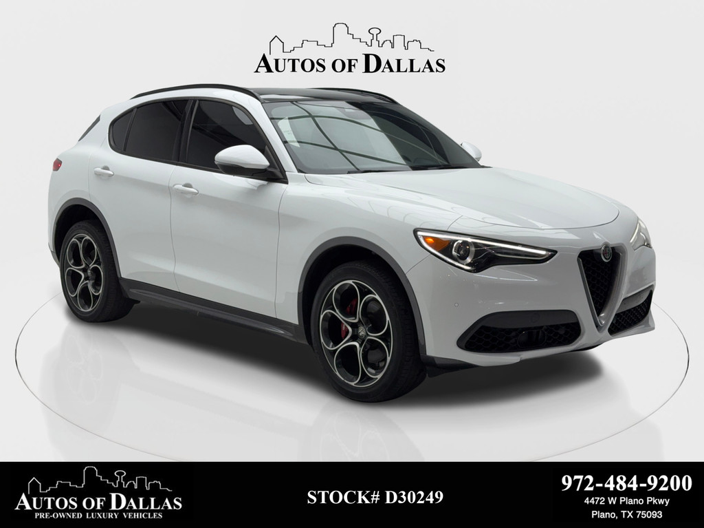 2022 Alfa Romeo Stelvio Ti NAV,CAM,PANO,HTD STS,BLIND SPOT,20" WLS