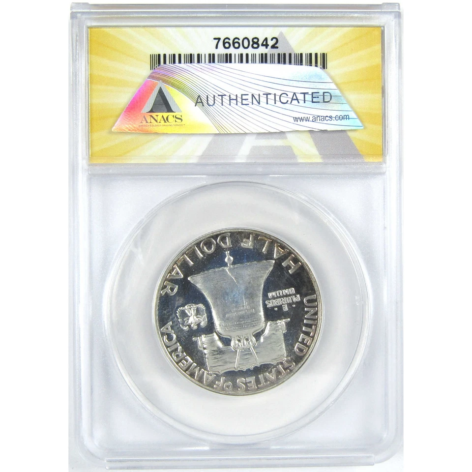 Medio dólar Franklin 1953 PF 65 cámara Anacs plata 50c prueba SKU: I16358 Foto 2 de 4