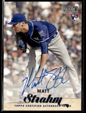 2017 Stadium Club #SCA-MSM Matt Strahm Autographs