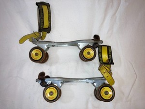 Disney Mouseketeer Vintage Clamp On Shoe Steel Roller Skates