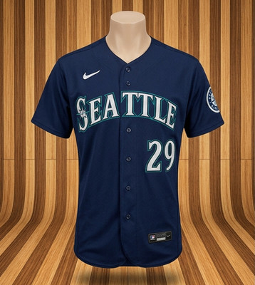 Cal Raleigh #29 Seattle Mariners 2026 Navy Sewn Stitched Baseball Jersey