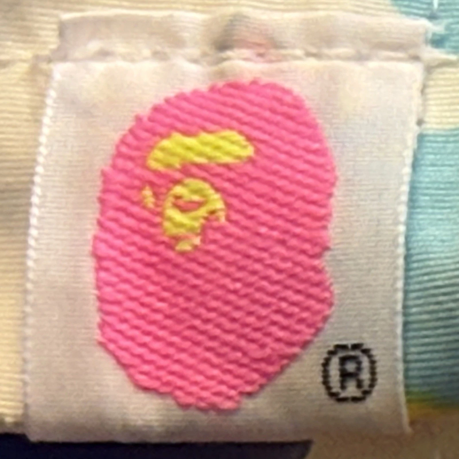 Bape Bathing Ape Cotton Candy Camo Reversable Jacket Size Tall 100% Nylon - product detail image 12