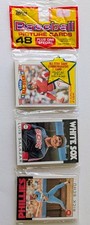 1986 Topps Baseball Rack Pack Unopened,Unsearched, Fisk Glossy AllStar on Front