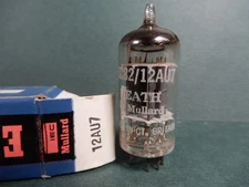 Mullard for Heath 12AU7 Vacuum Tube Dual Post Amplitrex 72/81% Gm K61 B81