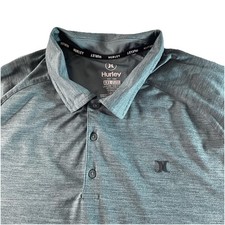 Hurley Men's Ultra Soft Stretch Moisture Wicking Performance Polo Shirt XXL
