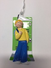 Teenage Boy Blonde Personalized Christmas Tree Ornament