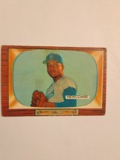 1955 Bowman - Don Newcombe #143 Brooklyn Dodgers ROY, MVP, Cy Young Winner