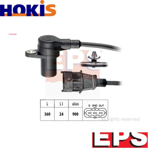 SENSOR CRANKSHAFT PULSE 1.953.564 FOR KIA CERATO/Hatchback CEE'D/Combi/Van/PRO   - Picture 1 of 8