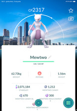 Mewtwo Chicago Background Pokemon Not shiny Go Fest Pok mon Gen1 Legendary