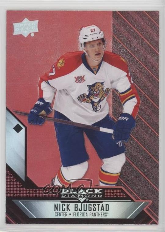 2014-15 Upper Deck Black Diamond Star Rubies 28/50 Nick Bjugstad #37 0a6