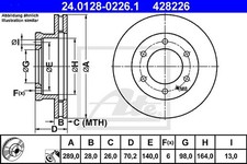 Disque de frein Mazda BT50
