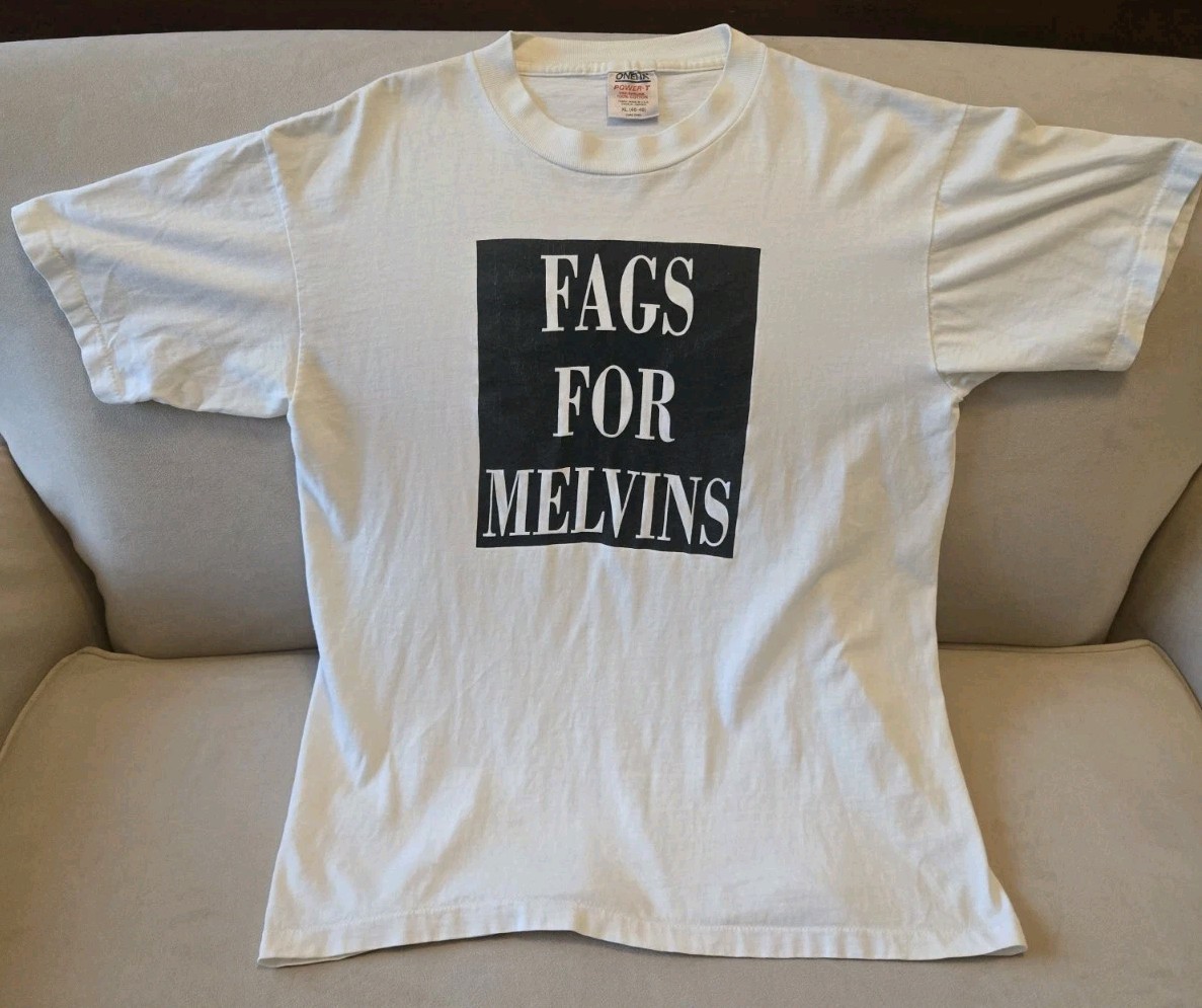 A History Of BAD 🫏 SHIRTS RARE ROAD SHIRT Vintage F*gs For Melvins ONEITA 1994