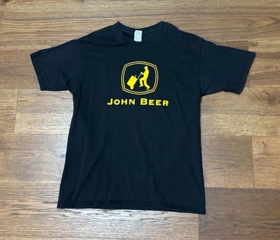 John Beer T-Shirt Funny Parody Keg Men s Size Large
