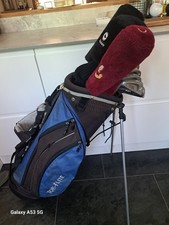 FULL SET OF MENS STIX AND CUSTOM GOLF CLUBS, LEFT HANDED, REGULAR FLEX STEEL 