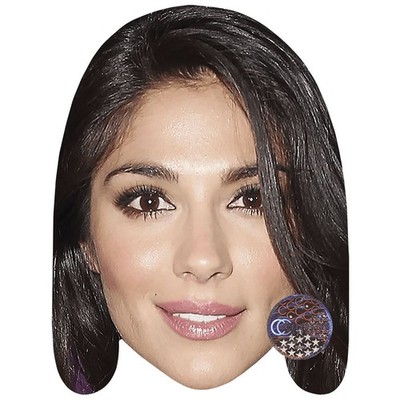 Pia Miller (Brown Hair) Big Head. Larger than life mask.