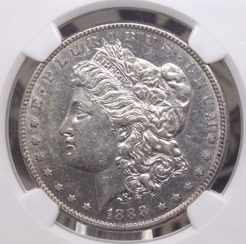 1888 "S" Morgan SILVER Dollar $1 NGC AU50 #010 About Uncirculated ECC&C, Inc.