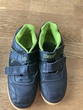 Kappa Kinder Hallenschuhe Größe 33 Schwarz Neon Gut Turnschuhe