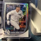 2025 Bowman Chrome Mojo Refractor Aaron Judge, Mike Trout And José Altuve Cards
