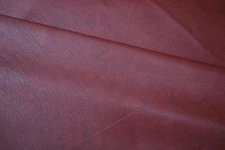 Dark Red Leather Hide Upholstery Full Cow Hide 45 Square Feet Stunning