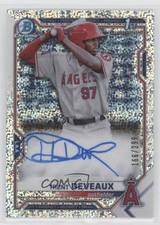 2021 Bowman Chrome Prospect Speckle Refractor 166/299 Trent Deveaux Auto 0x1