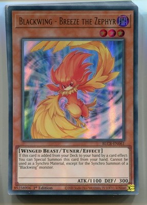 Yu-Gi-Oh! Blackwing Breeze the Zephyr Ultra Rare englisch BLCR-EN061
