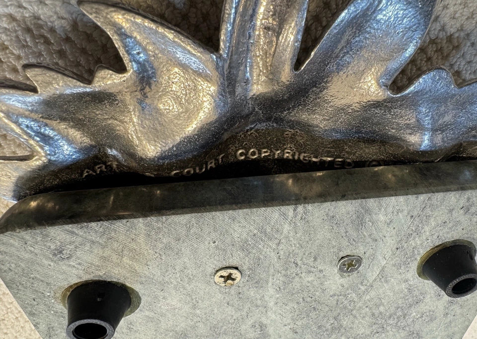 1986 ARTHUR COURT Rabbit Bunny Green Marble Cheese Cutting Board Serving Tray - Image 2 of 4