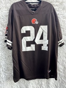 New NFL Brown Football Jersey Chubb Number 24