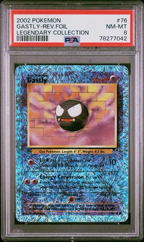 Gastly graded PSA 8 for sale on eBay