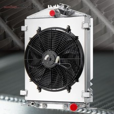 Fits 1932 Ford Street Rat Rod High Boy Chevy V8 Engine 4rows Radiatorshroud Fan