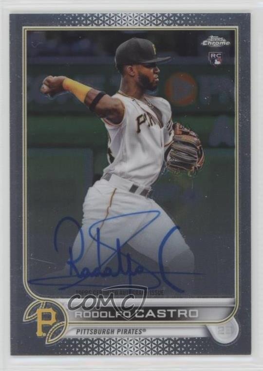 2022 Topps Chrome Rookie Auto Rodolfo Castro #RA-RC Auto 19y3