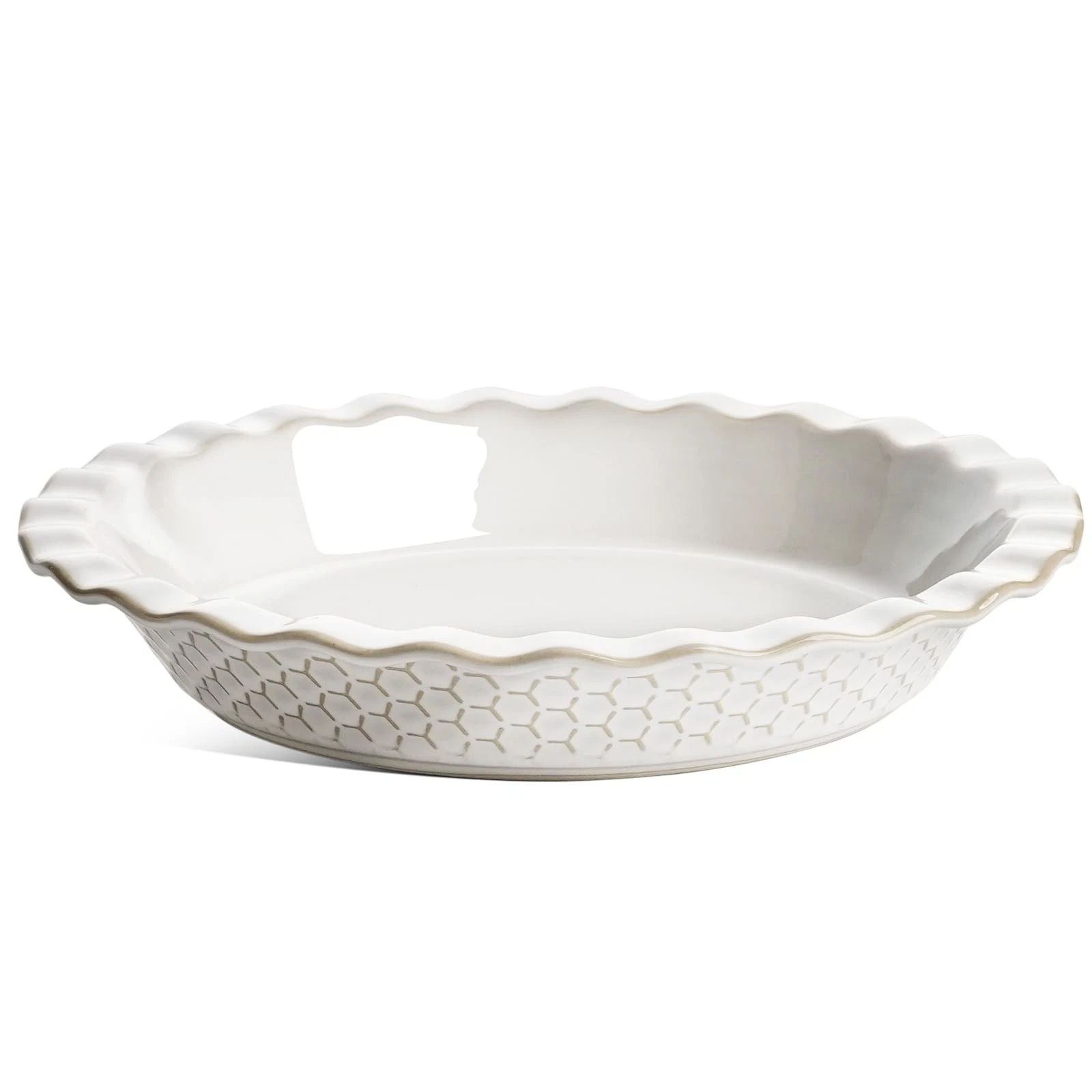 Pie Pans for Baking 9 Inch, Ceramic Pie Plate for Apple Pie, Round Baking Dis...