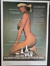 Book Clipping Photo Palmer’s Cocoa Butter Print Ad 1982